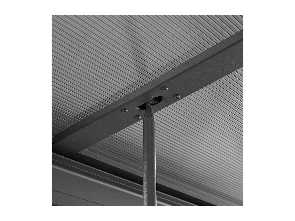 Home Deluxe Abri de terrasse SOLIS DELUXE Gris 390 x 295 x 233 / 272 cm