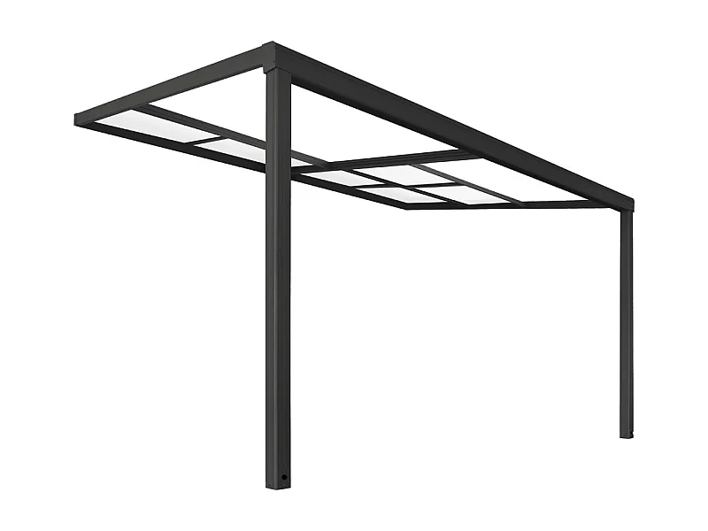 Home Deluxe Abri de terrasse SOLIS DELUXE Gris 390 x 295 x 233 / 272 cm