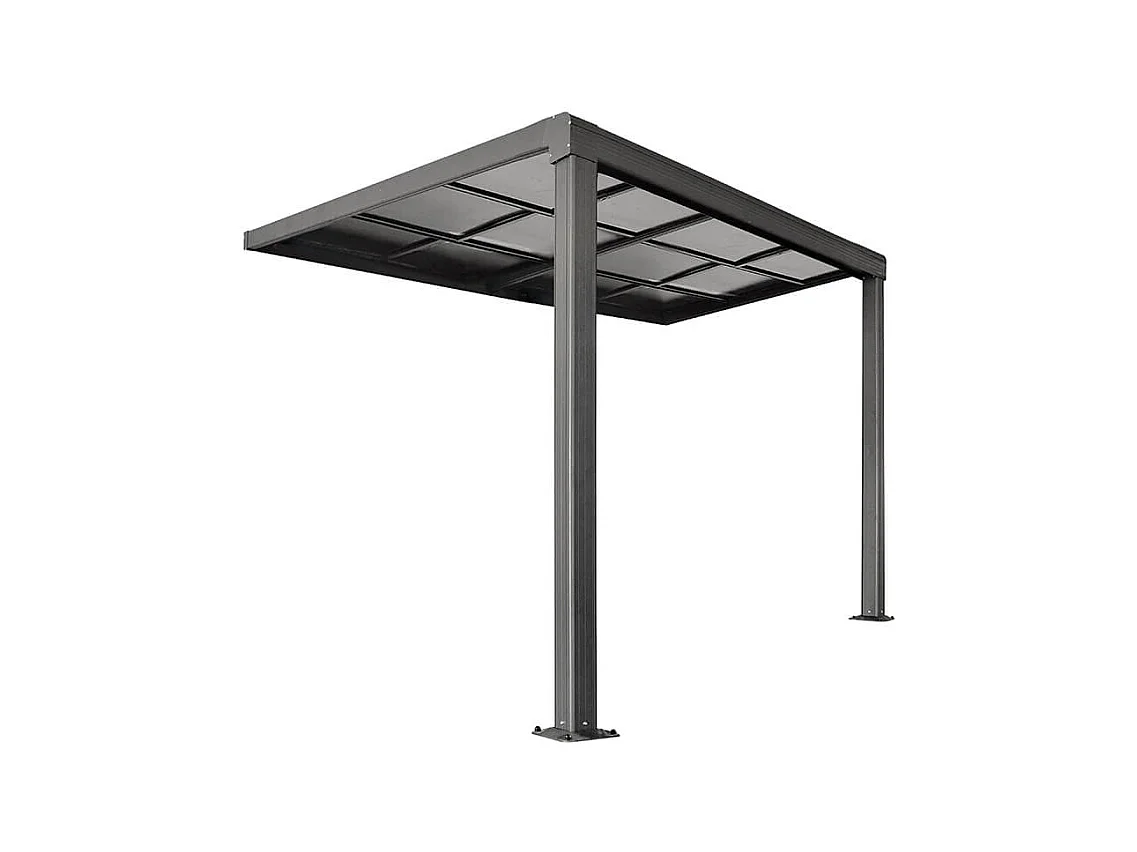 Home Deluxe Abri de terrasse SOLIS DELUXE Gris 290 x 295 x 233 / 272 cm