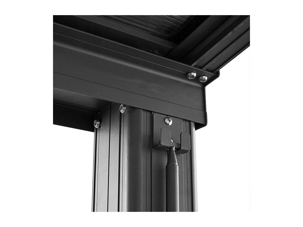 Home Deluxe Abri de terrasse SOLIS DELUXE Gris 290 x 295 x 233 / 272 cm