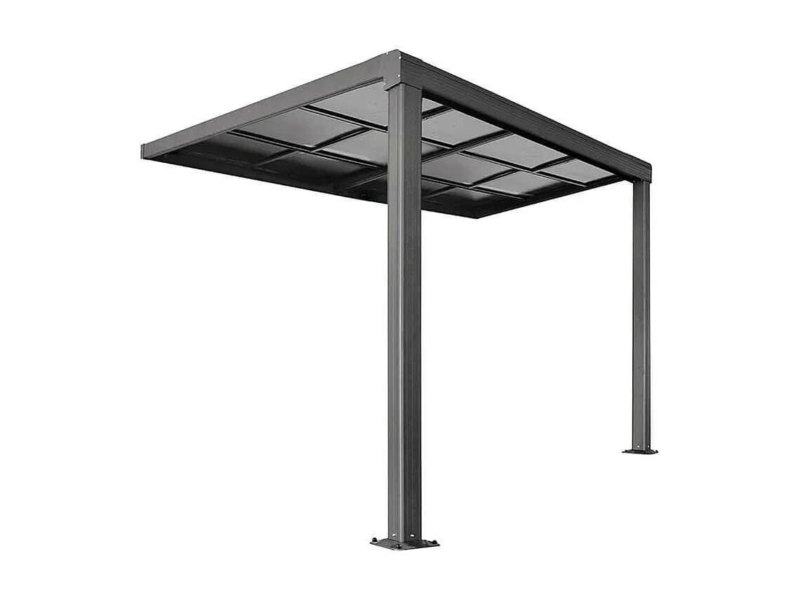 Home Deluxe Abri de terrasse SOLIS DELUXE Gris 290 x 295 x 233 / 272 cm