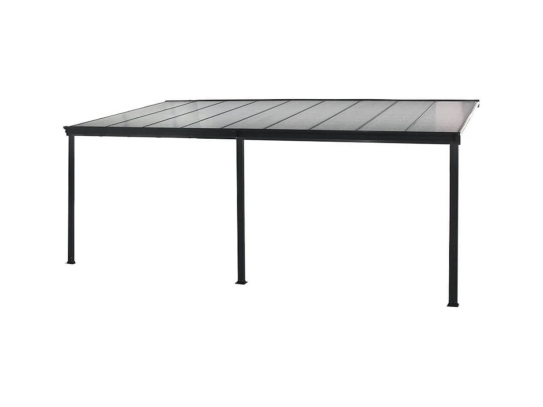 Home Deluxe Abri de terrasse SOLIS Gris 557 x 303 x 226 / 278 cm