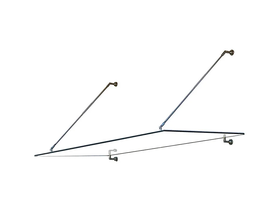 Home Deluxe Auvent en verre RENMA 200