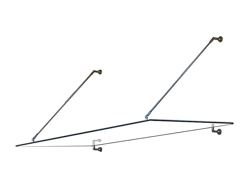 Home Deluxe Auvent en verre RENMA 200