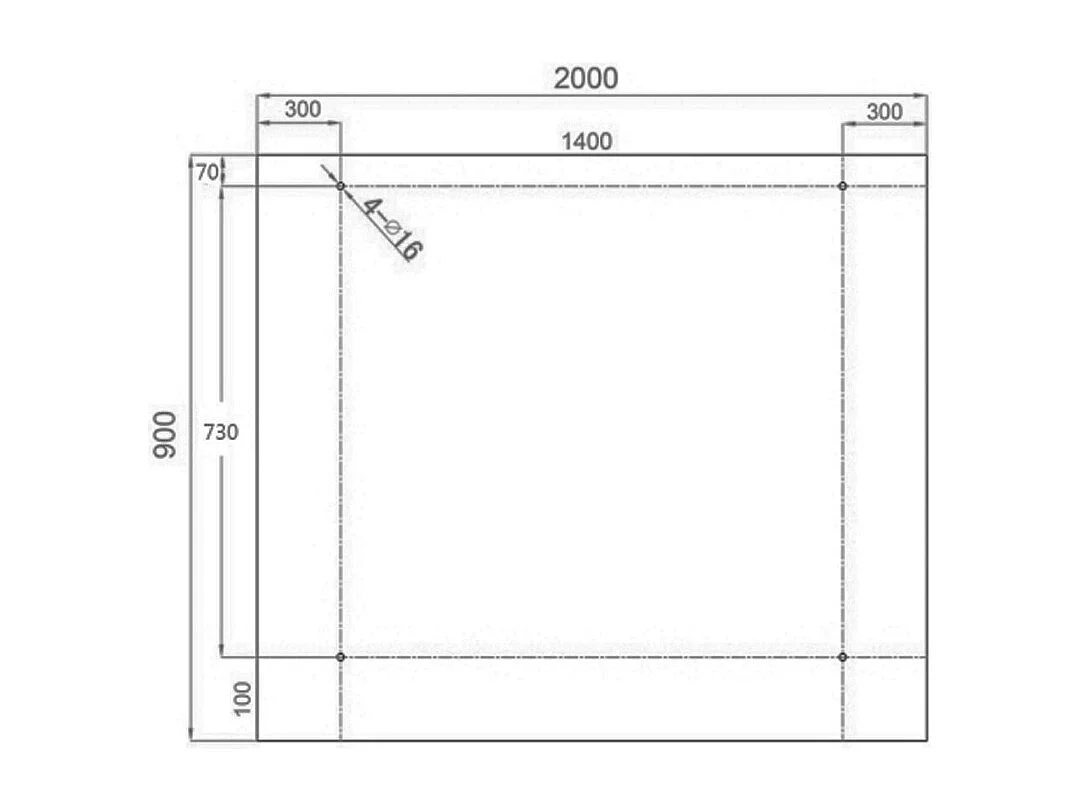 Home Deluxe Auvent en verre RENMA 200