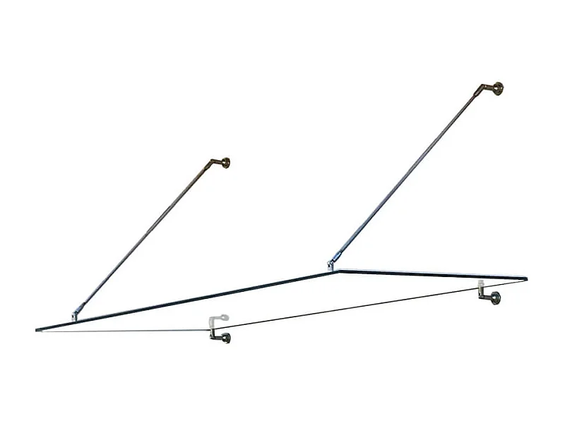 Home Deluxe Auvent en verre RENMA 200