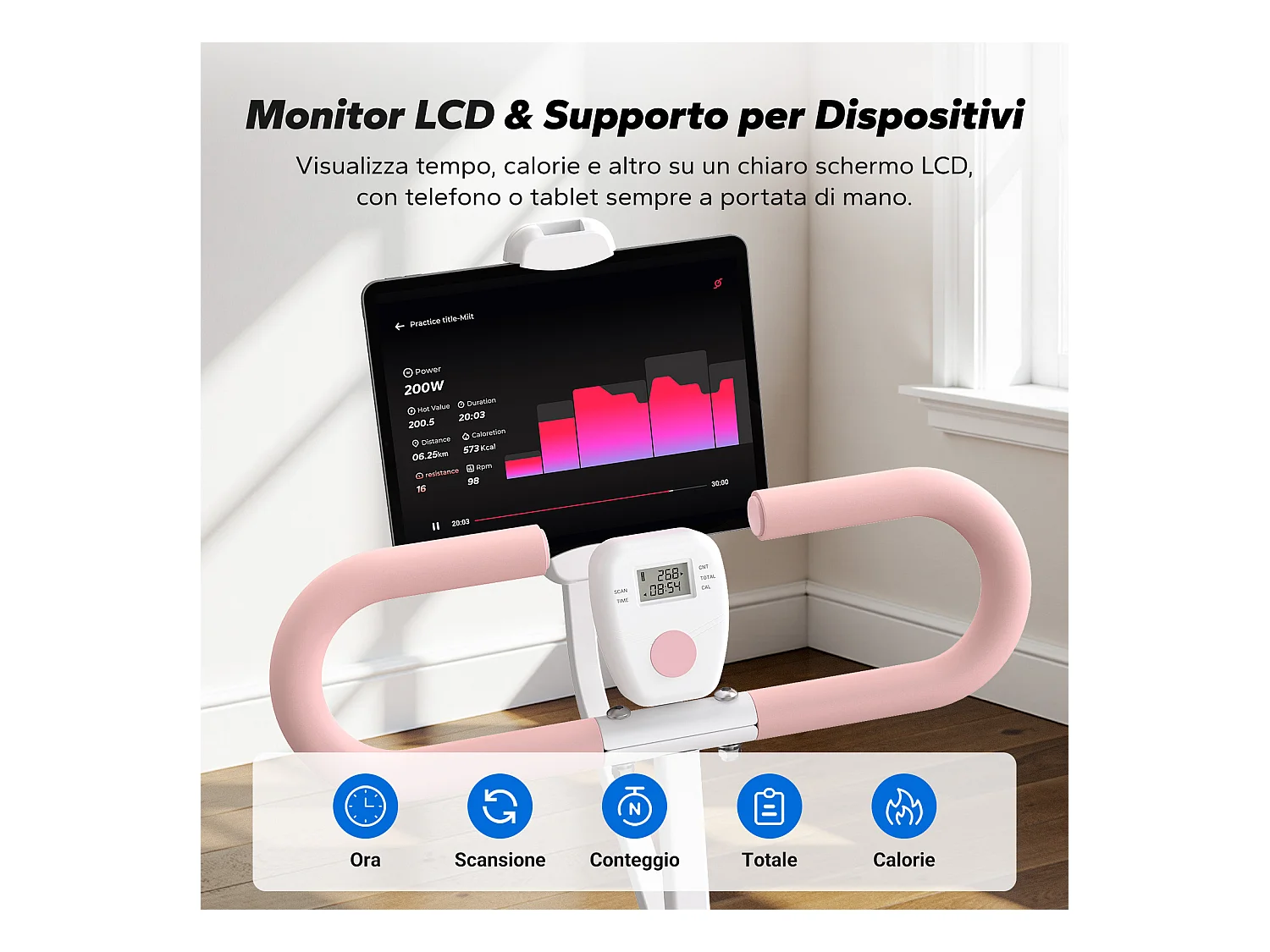 Machine à Squat et Rameur MERACH, Résistance Réglable, 160 kg, Écran LCD, Support de Téléphone, Pour Abdos/Jambes/Dos, Blanc