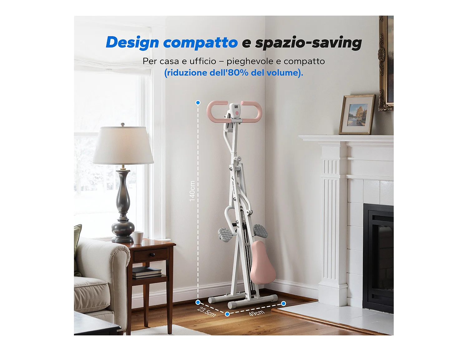 Machine à Squat et Rameur MERACH, Résistance Réglable, 160 kg, Écran LCD, Support de Téléphone, Pour Abdos/Jambes/Dos, Blanc