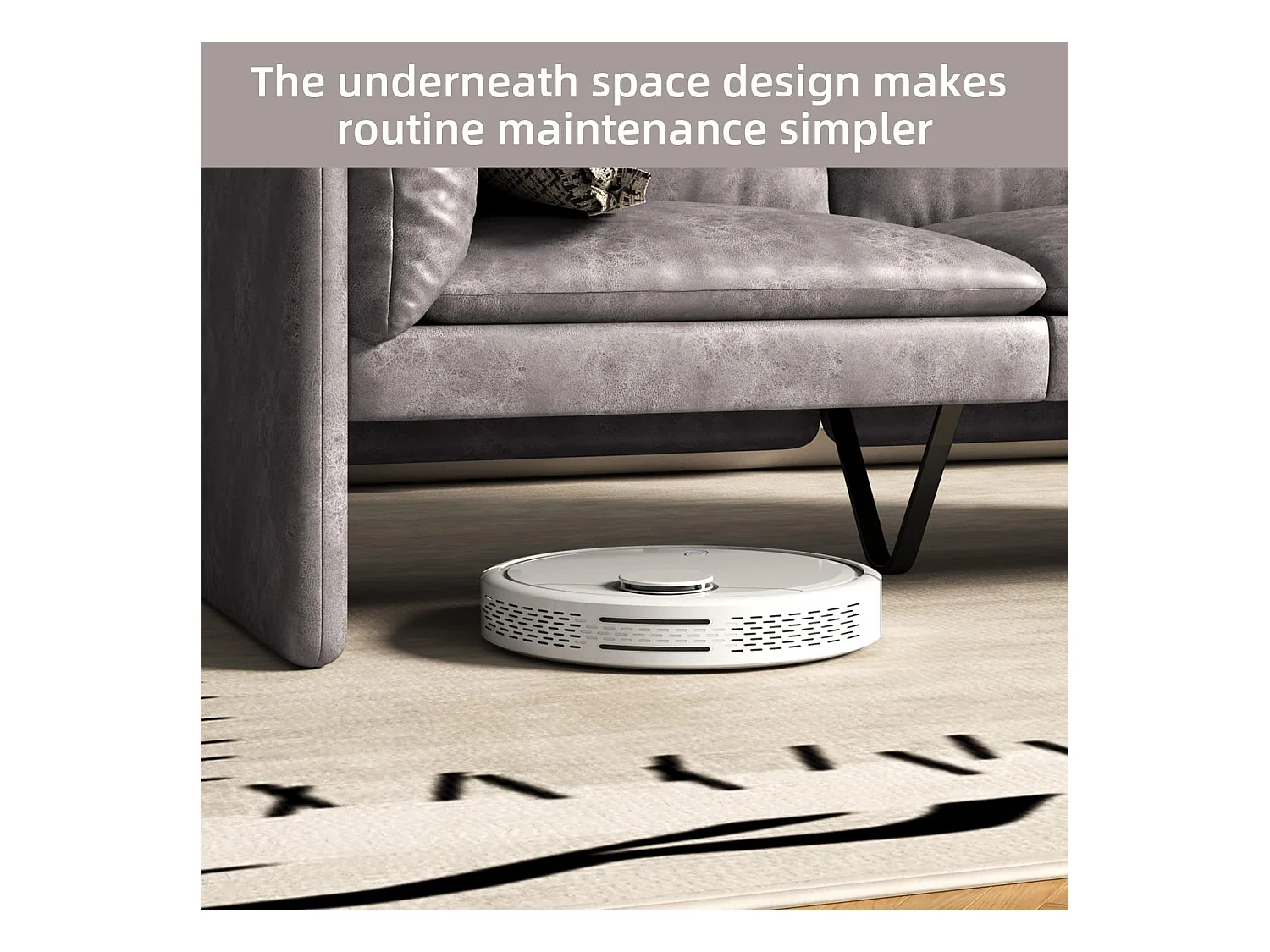 YODOLLA 3-Sitzer Ledersofa in Grau, moderne Couch groß für Wohnzimmer. Ideal für Wohnung, Schlafzimmer oder Home-Office.