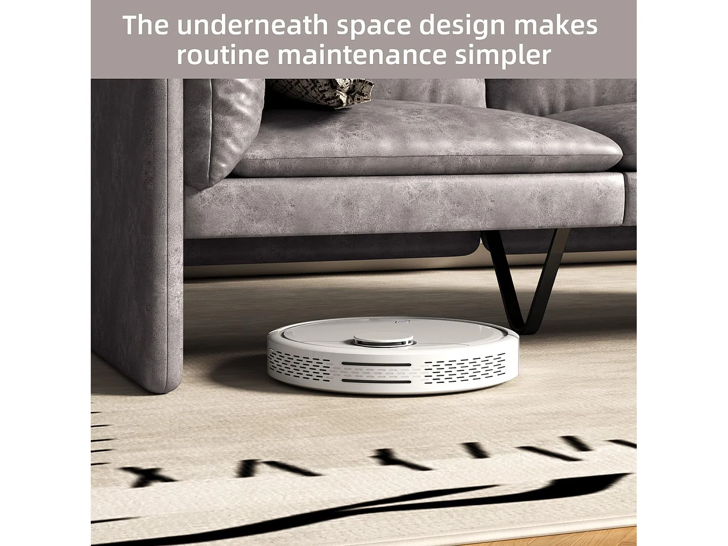 YODOLLA 3-Sitzer Ledersofa in Grau, moderne Couch groß für Wohnzimmer. Ideal für Wohnung, Schlafzimmer oder Home-Office.