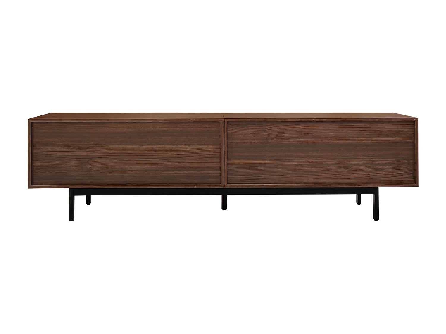 Meuble TV, lowboard avec Texture sculptée, avec LED et Porte en Verre trempé,Table TV, pour Salon