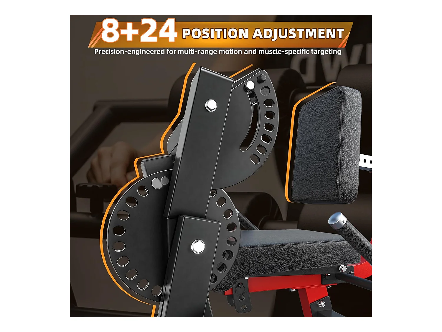 YODOLLA Beintrainer Beinstrecker gerät,Beinbeuger mit Beincurler,Robustes verstellbares Beinrotationsgerät,lastbares Home-Gym-Equipment für Oberschenkel