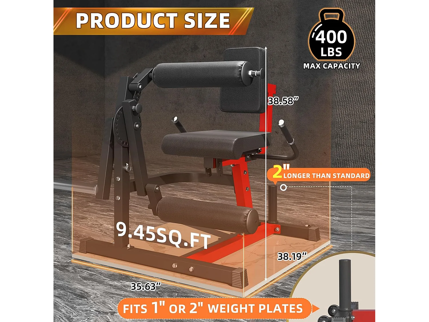 YODOLLA Beintrainer Beinstrecker gerät,Beinbeuger mit Beincurler,Robustes verstellbares Beinrotationsgerät,lastbares Home-Gym-Equipment für Oberschenkel