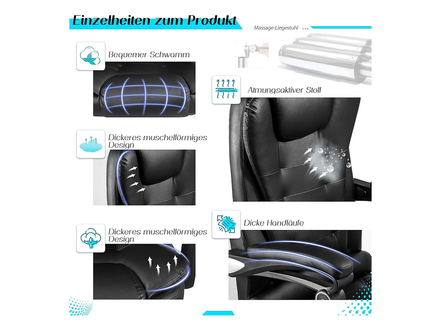 YODOLLA Chaise de Bureau Ergonomique avec Repose-Pieds - Fauteuil de Travail Confiable et Confortable - Dossier Soutien Lombaire - Pivotante et Réglable - Noir