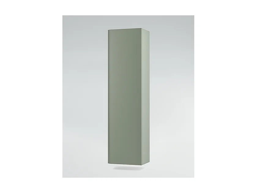 Mobile bagno sottolavabo con lavabo cassettiera e colonna verde salvia specchio e p. asciugamano L 100 x H 28 x P 46