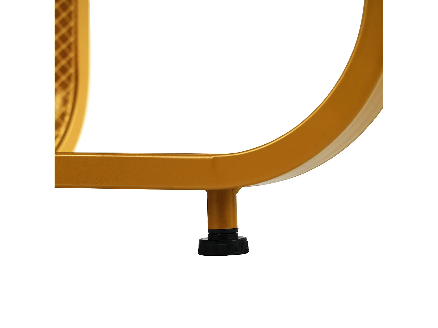 Opklapbare eettafel salontafel voor 4-7 personen - metalen poten met 1 lade - wit + goud (160x70x75 cm)