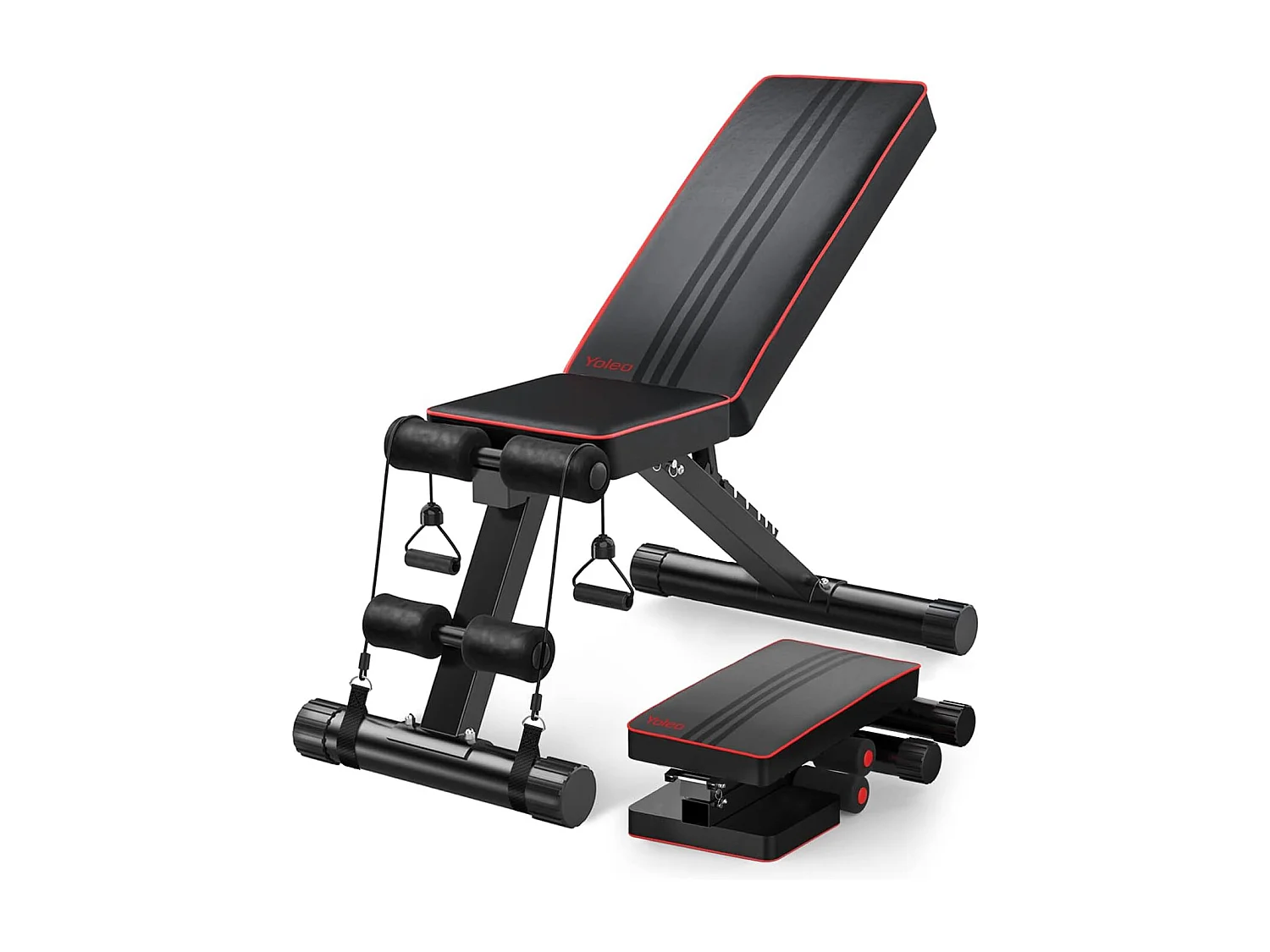 Banc de Musculation Pliable Multifonction YOLEO - Banc de Fitness avec Dossier Réglable 6 Positions