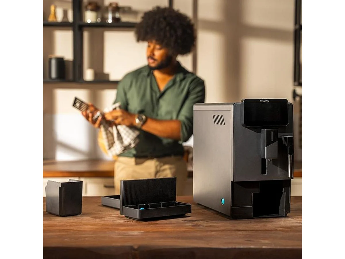 Cafetera superautomática Cecotec Cremmaet Steam 5 niveles Thermoblock  altura regulable inox