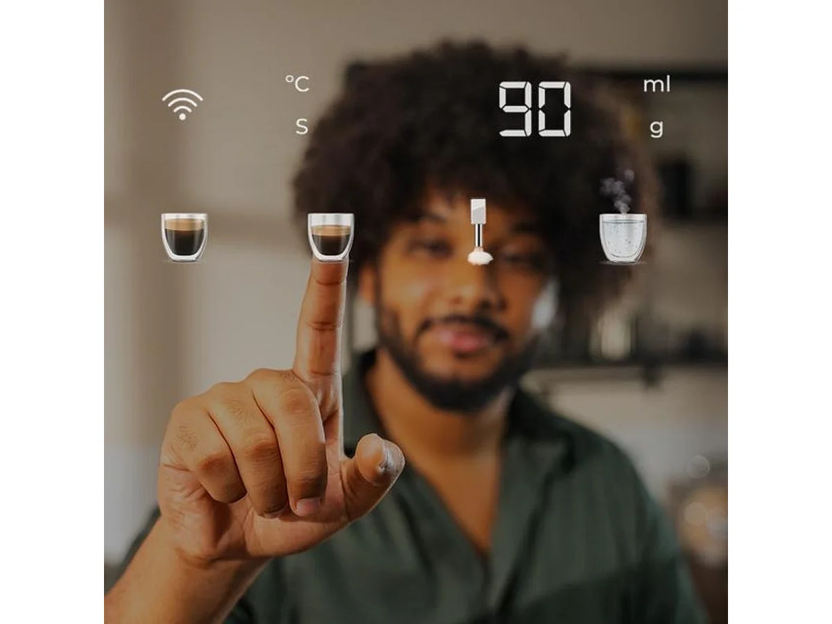 Cafetera superautomática Cecotec Cremmaet Steam 5 niveles Thermoblock  altura regulable inox