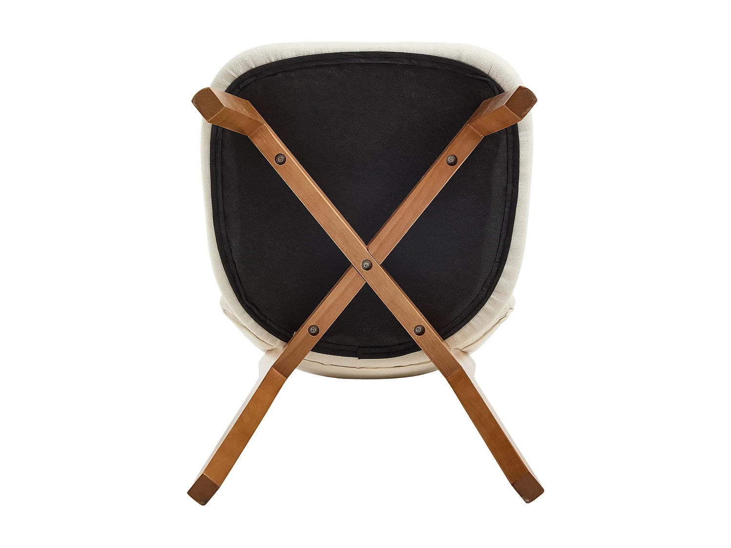 Chaises de salle à manger de style vintage, pour cuisine, salle à manger ou bureau, bois + toile de jute beige