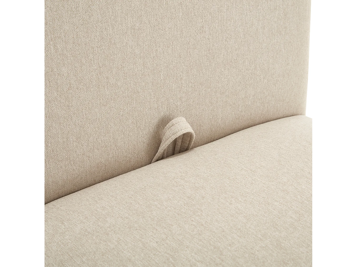 Lot de 2 chaises de salle à manger pivotantes, rangement, confortables et modernes, en lin Beige