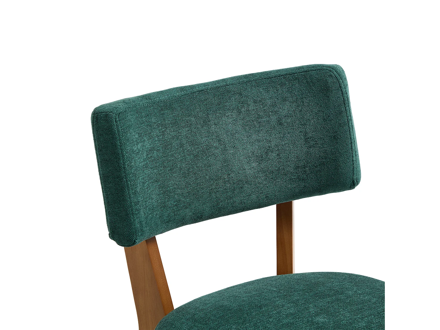 Chaises de salle à manger, style vintage, pour cuisine, salle à manger ou bureau, bois + toile de jute vert