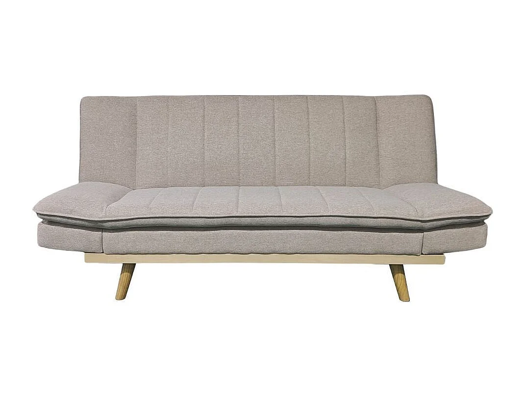 Sofá cama Lounge sistema clic clac beige 91x189x89 cm Adec