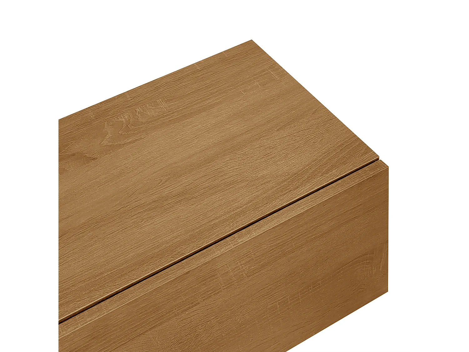 Meuble TV moderne 170 x 33 x 33,5 cm, rangement, LED, en panneaux de particules, couleur noyer + noir