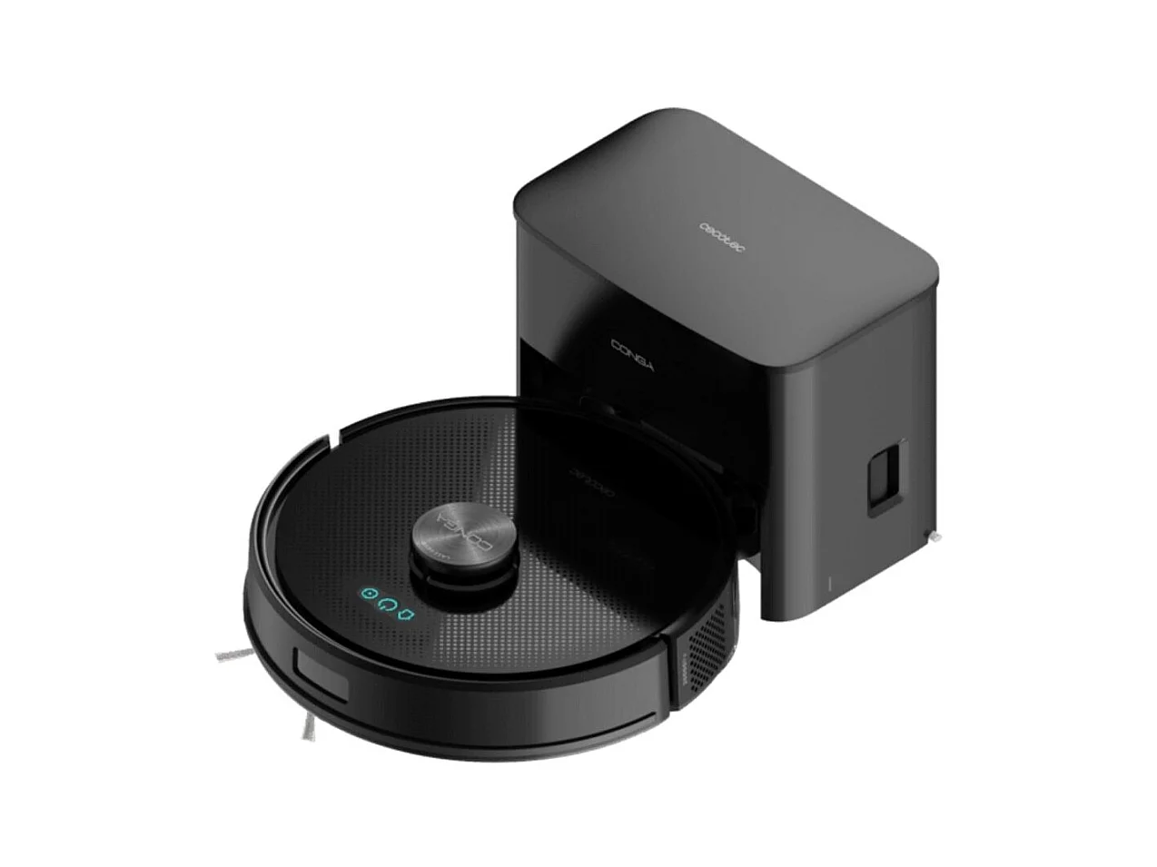 Robot aspirador Cecotec Conga Y70 2000Pa base de autovaciado WiFi 180 m² negro