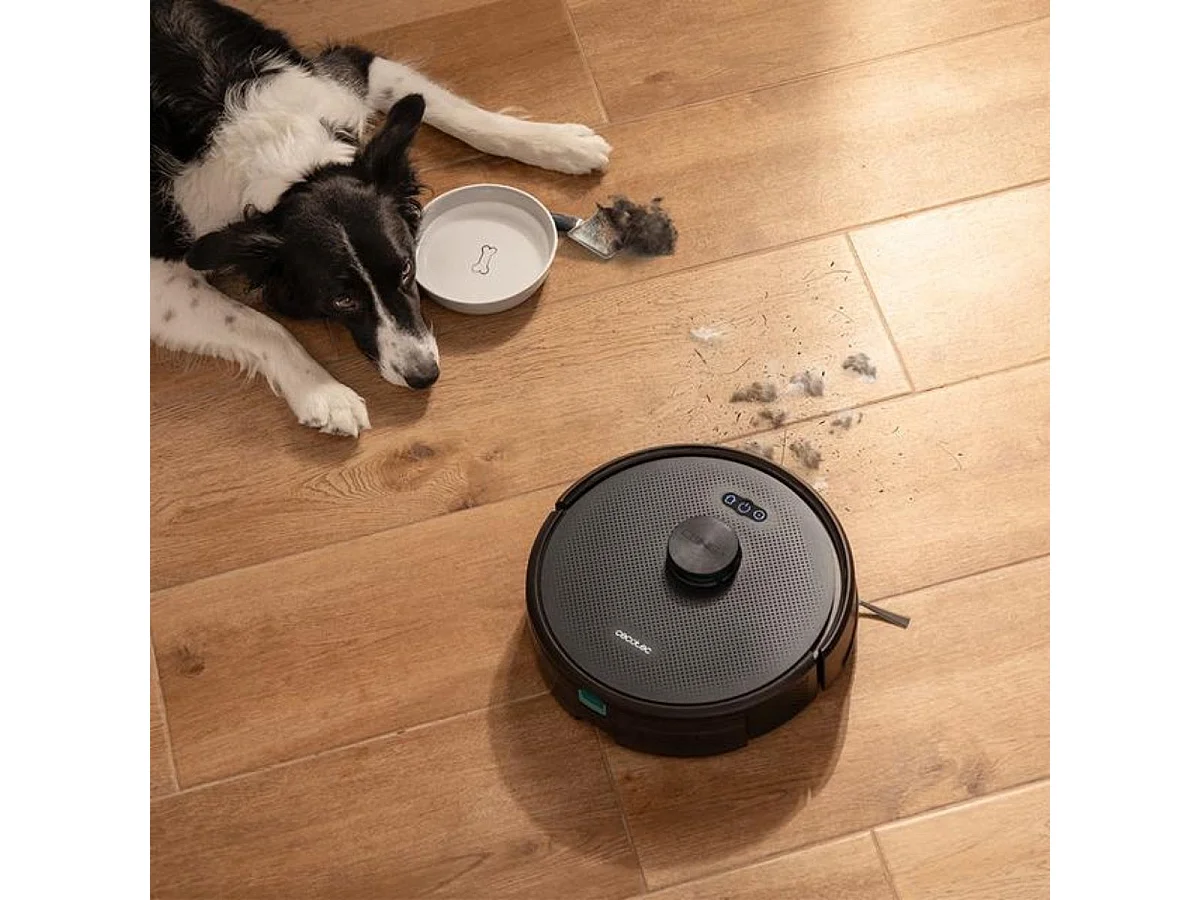 Robot aspirador Cecotec Conga Y70 2000Pa base de autovaciado WiFi 180 m² negro