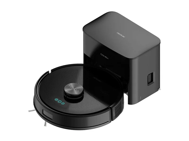 Robot aspirador Cecotec Conga Y70 2000Pa base de autovaciado WiFi 180 m² negro