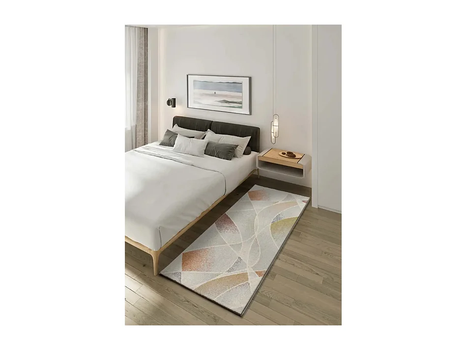 Tapis intérieur - abstrait - multicolore - 80 x 200 cm - TAMARIS