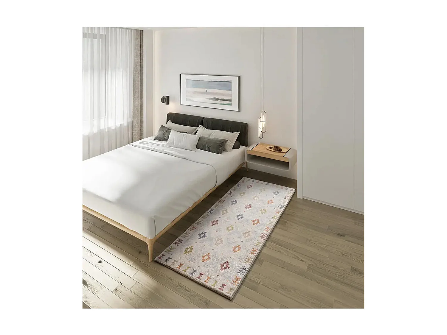 Tapis intérieur - ethnique - multicolore - 80 x 200 cm - TAMARIS