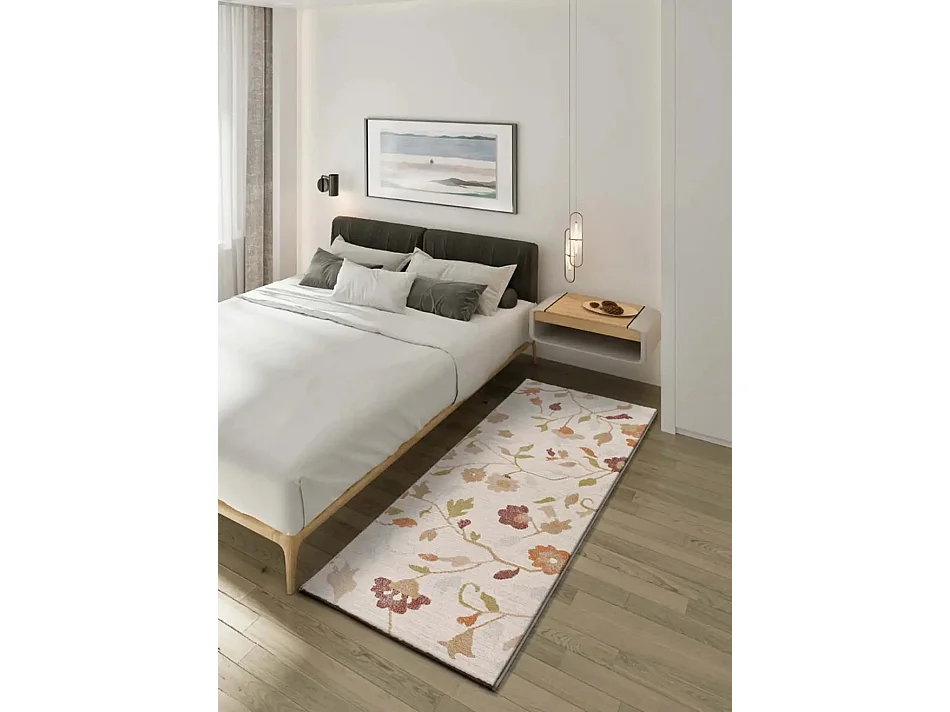 Tapis intérieur - motifs floraux - multicolore - 80 x 200 cm - TAMARIS