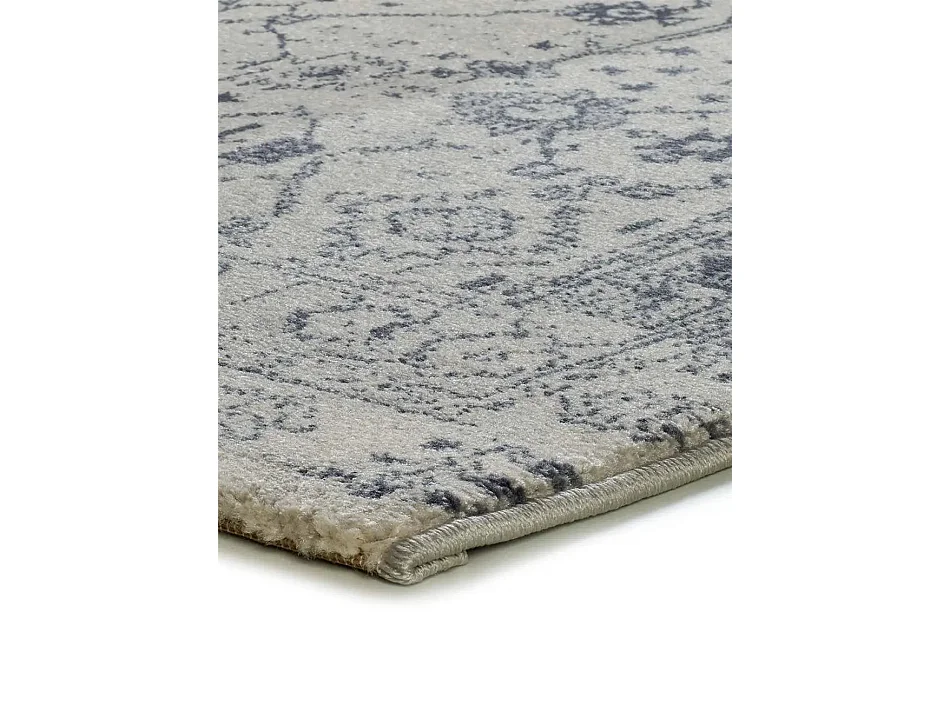 Tapis intérieur - vintage - bleu - 80 x 200 cm - SIROCO