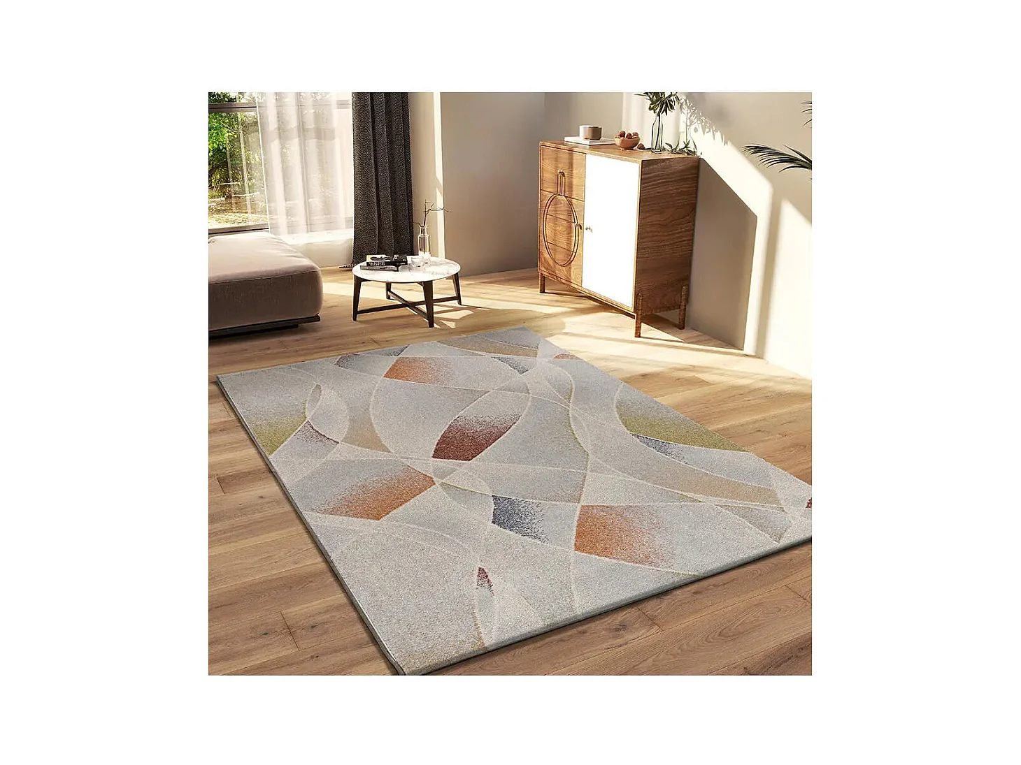 Tapis intérieur - abstrait - multicolore - 133 x 190 cm - TAMARIS