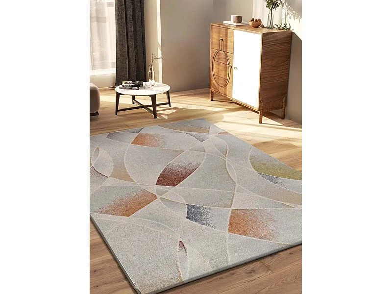 Tapis intérieur - abstrait - multicolore - 133 x 190 cm - TAMARIS