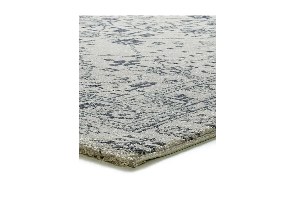 Tapis intérieur - vintage - bleu - 133 x 190 cm - SIROCO