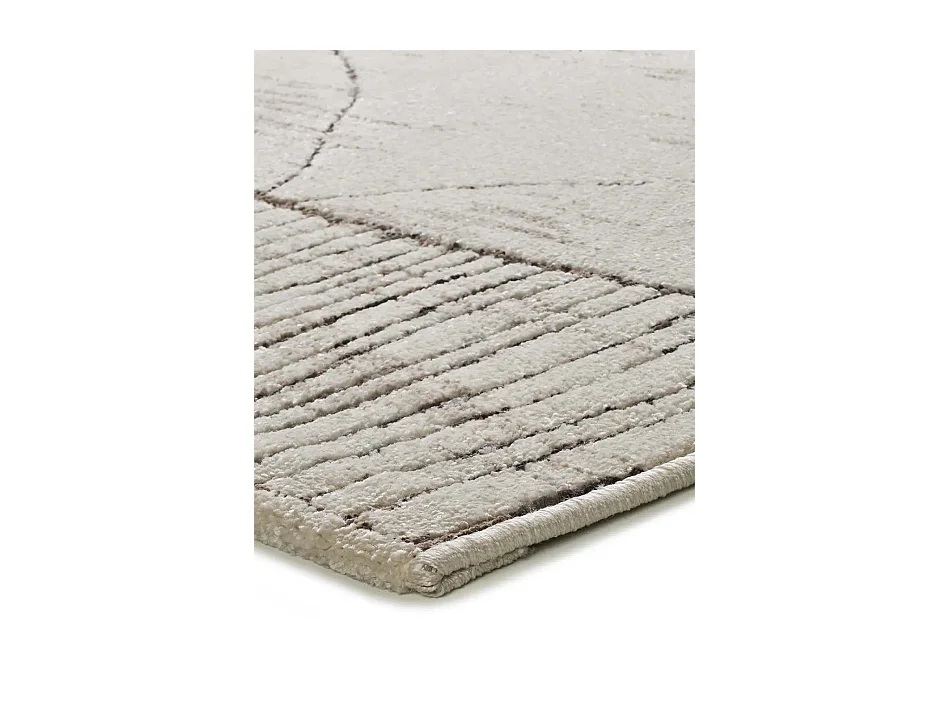 Tappeto interno - etnico - crema / marrone - 160 x 235 cm - CERES