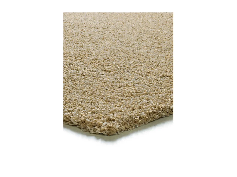Tapis intérieur - shaggy uni - beige - 133 x 190 cm - NORGE