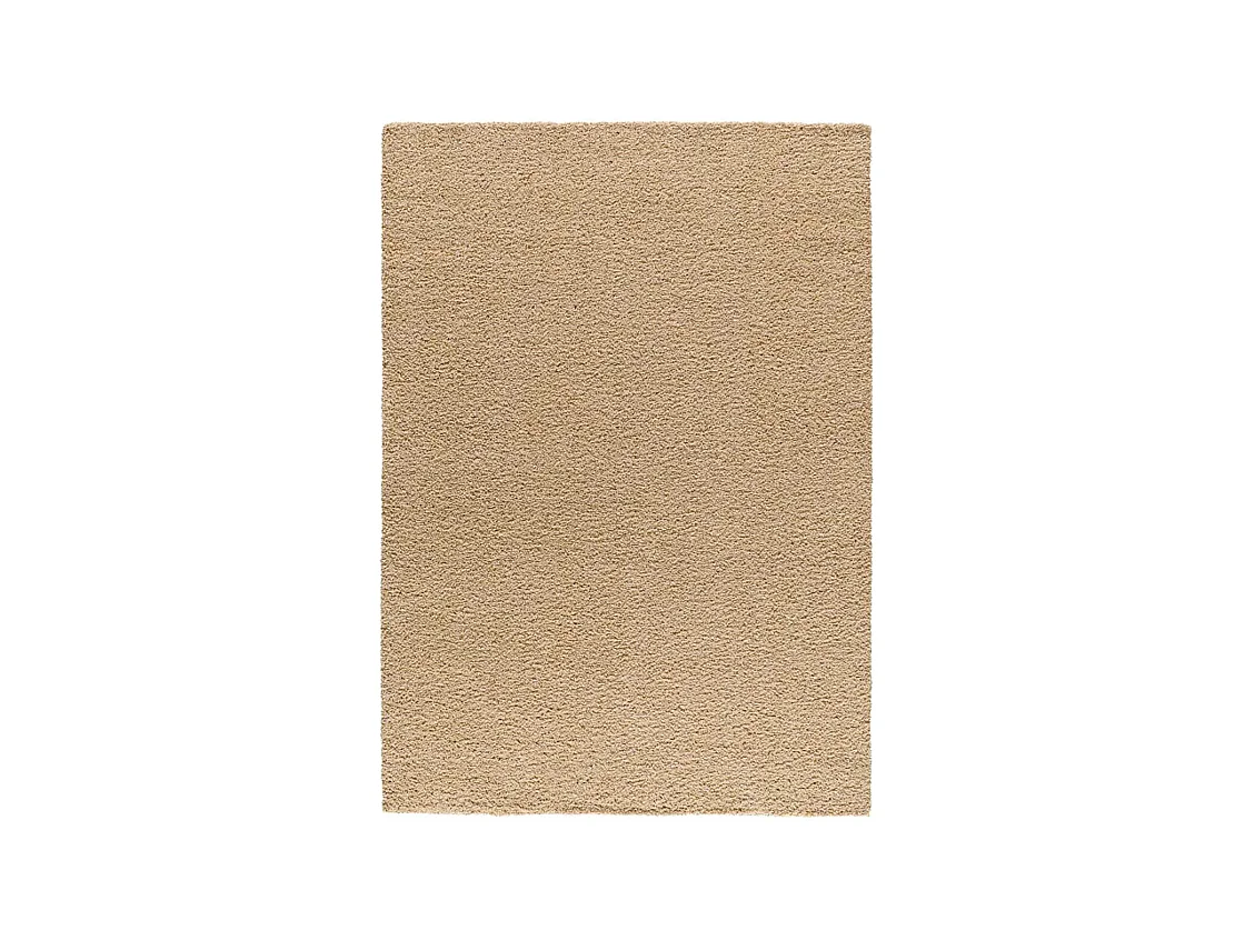 Tapis intérieur - shaggy uni - beige - 133 x 190 cm - NORGE