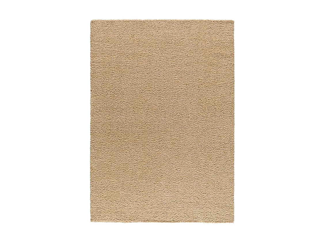 Tapis intérieur - shaggy uni - beige - 133 x 190 cm - NORGE