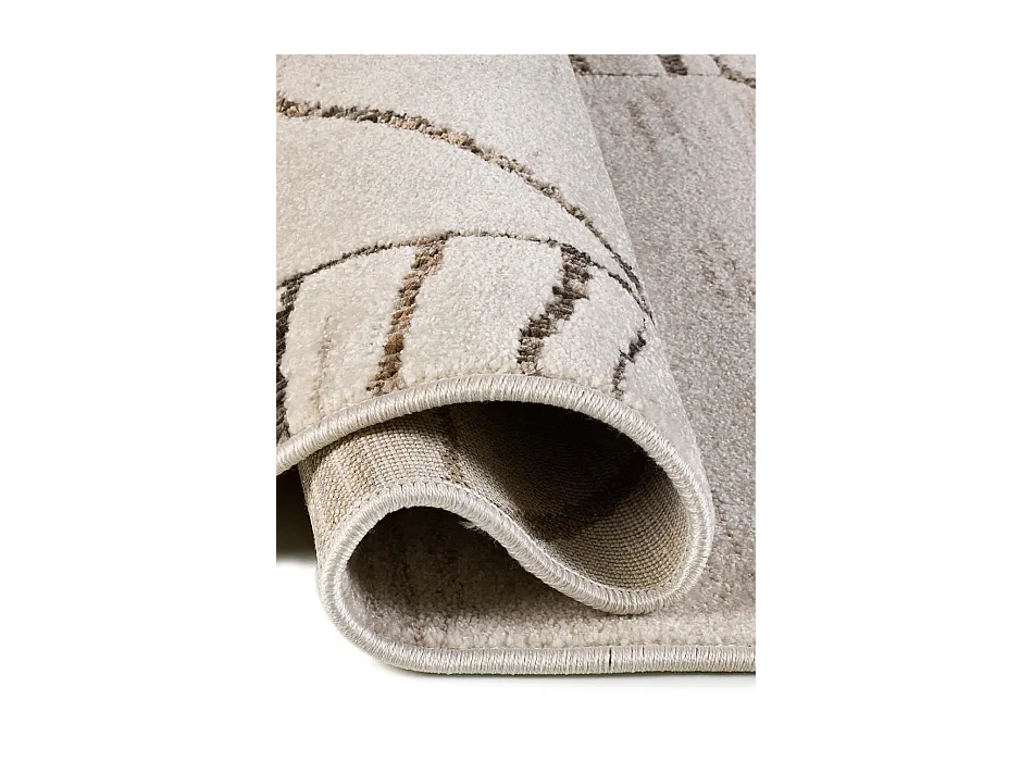 Tappeto interno - etnico - crema / marrone - 200 x 285 cm - CERES