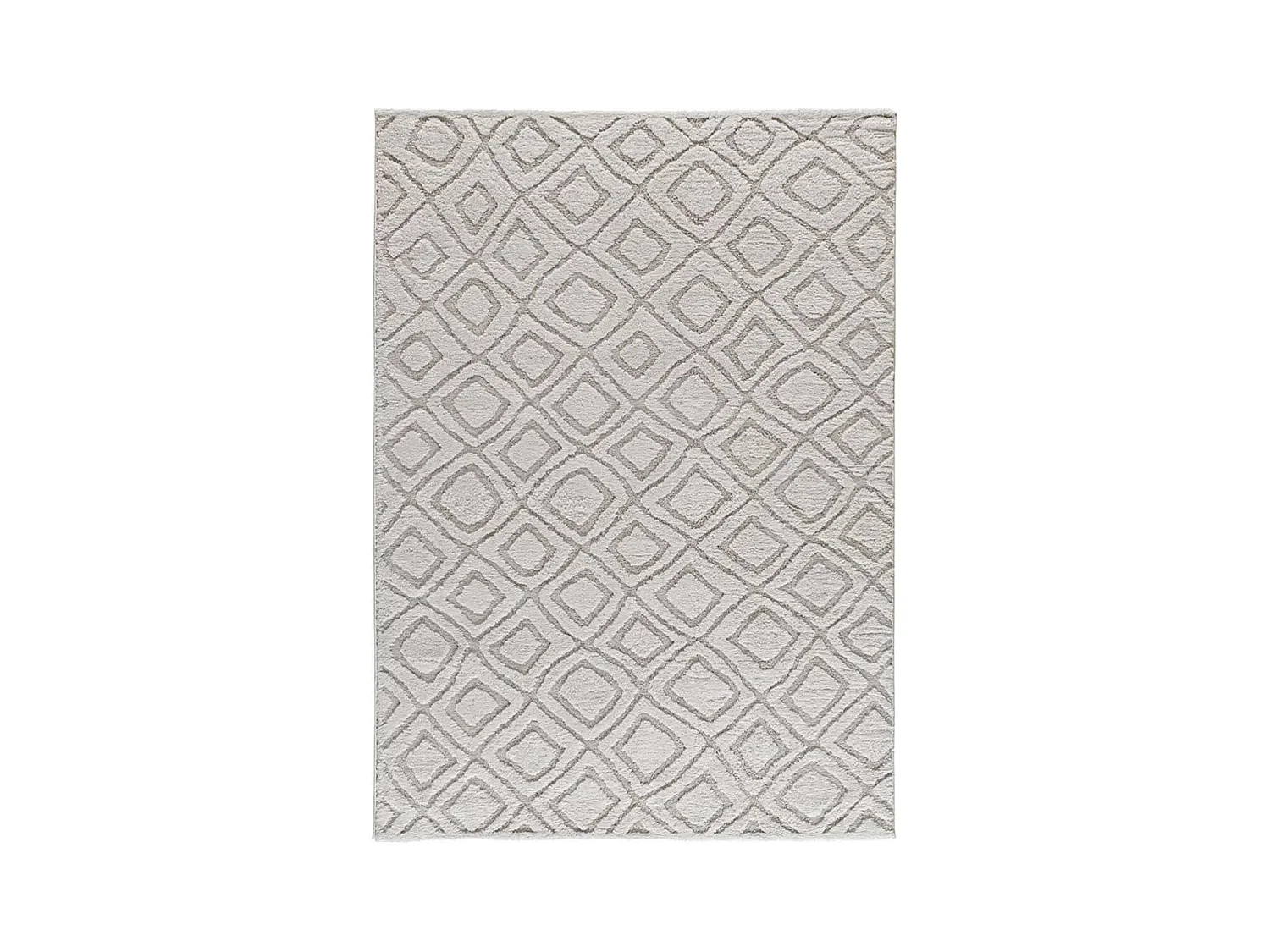 Tapis intérieur - scandinave avec relief - gris - 152 x 235 cm - JUNO