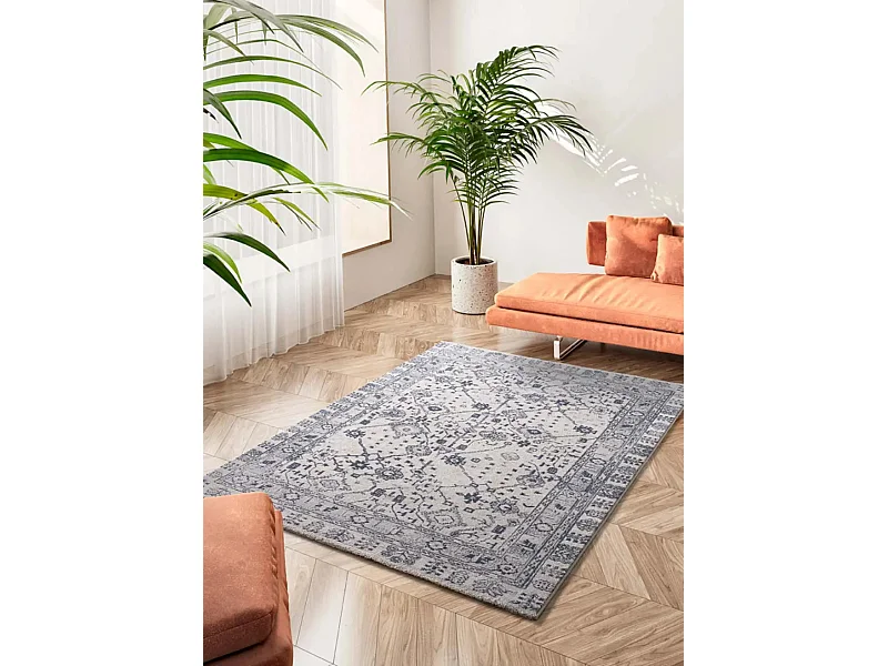 Tappeto interno - vintage - blu - 160 x 230 cm - SIROCO