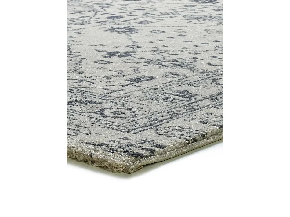 Tapis intérieur - vintage - bleu - 160 x 230 cm - SIROCO