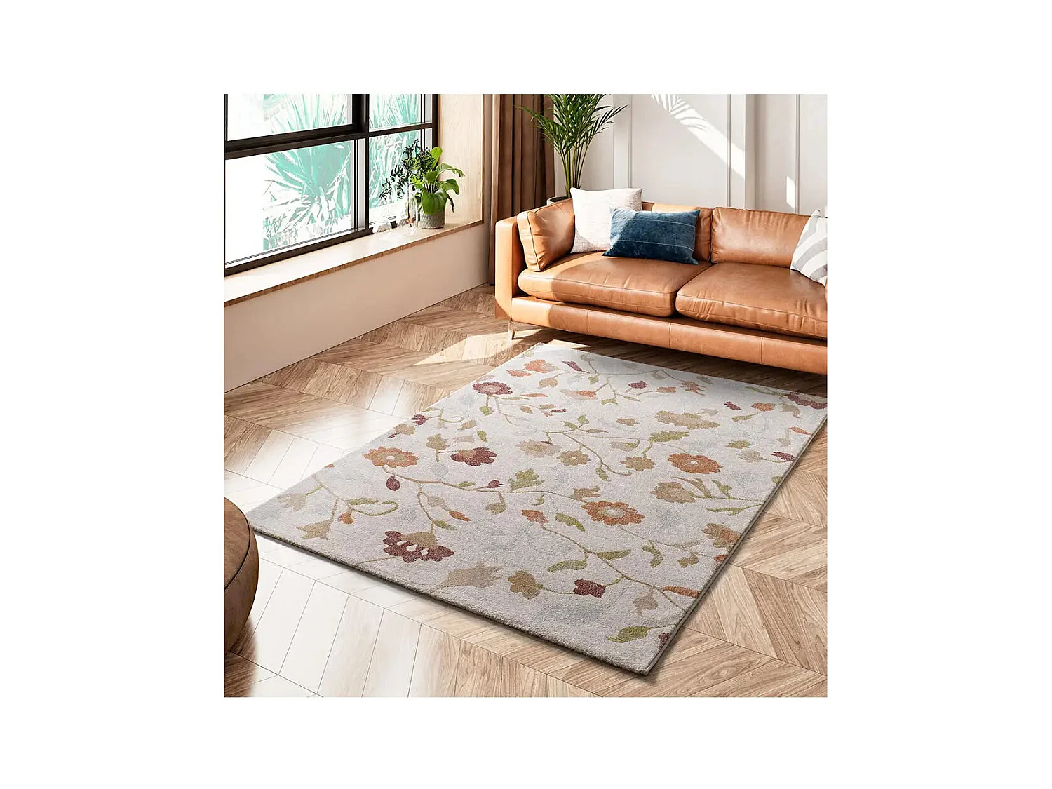 Tapis intérieur - motifs floraux - multicolore - 200 x 290 cm - TAMARIS