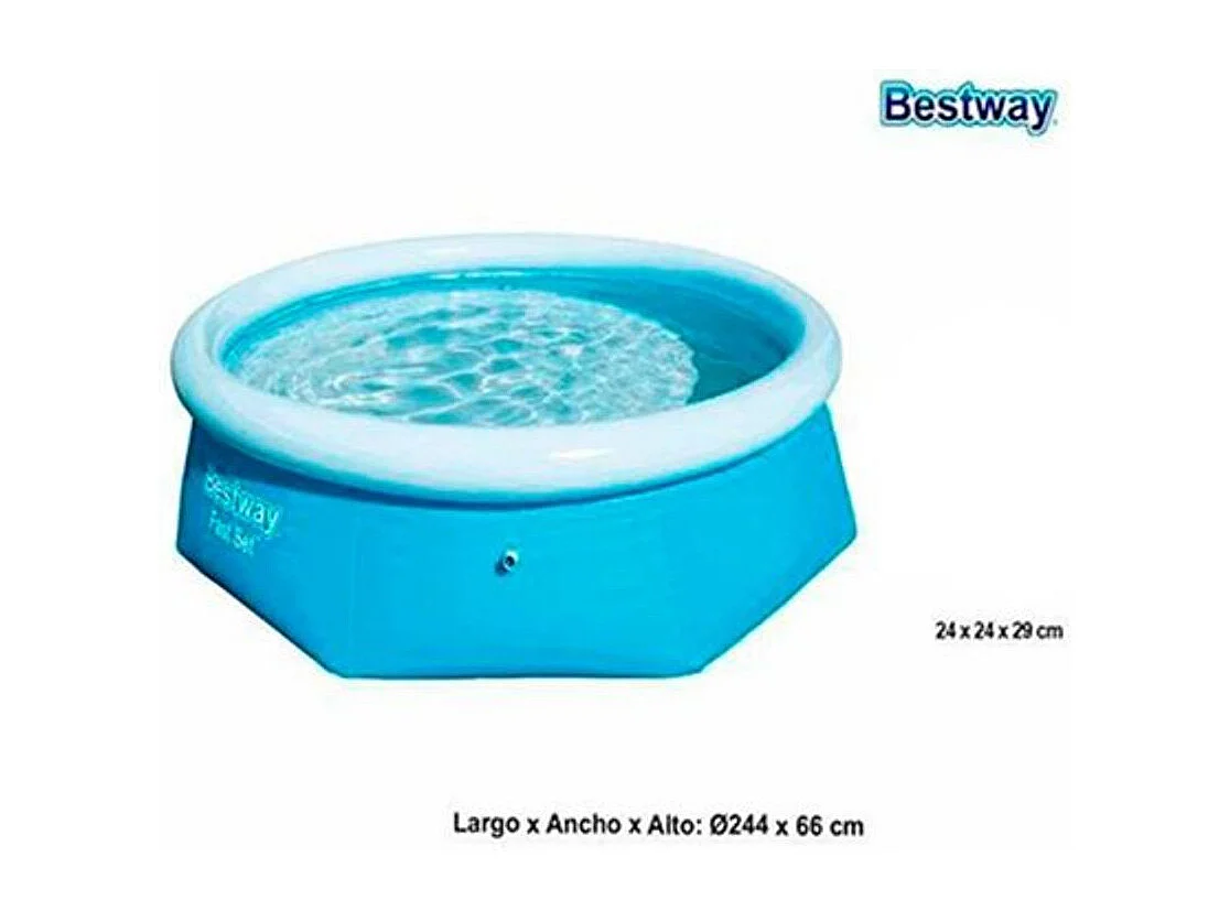 Piscina circular Bestway hinchable 2300L Ø244x66 cm