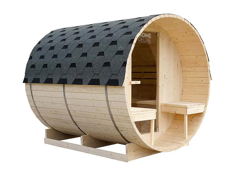 Home Deluxe Sauna à tonneau LAHTI L Deluxe