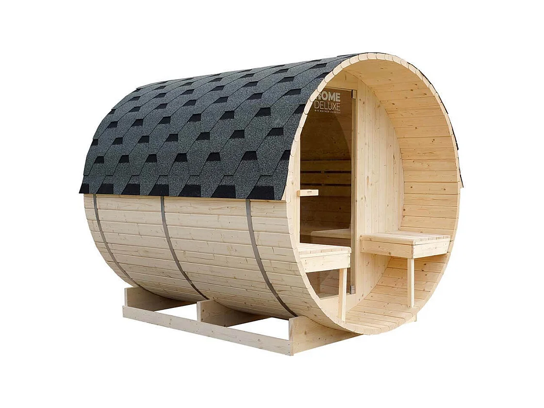 Home Deluxe Sauna à tonneau LAHTI L Deluxe